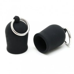 Rimba Nipple Suckers with Ring 8098