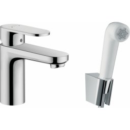 Baterie lavoar Hansgrohe Vernis Blend cu dus igenic crom lucios