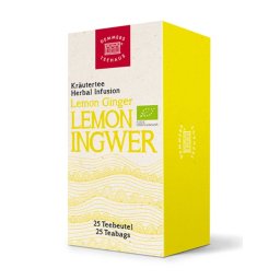 Demmers Teehaus Quick-T Lemon Ginger ceai plic aromat bio 25buc