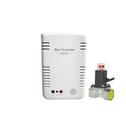 Pachet Siguranta - Detector inteligent de gaz POER Smart si Electrovalva actionabila la 9Vcc POER Smart