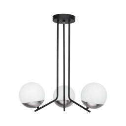 Jupiter 1723 - Lustră pe tijă SANTA 3xE14/40W/230V crom