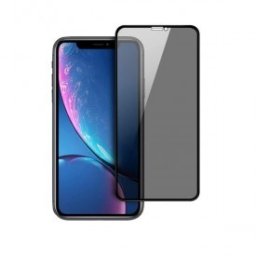 Folie Sticla Tempered Glass iPhone 11 Pro Max 6.5 Full Glue Fullcover Black Privacy