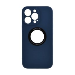 Husa Telefon Silicon MagSafe iPhone 12 iPhone 12 Pro 6.1 Matte Dark Blue