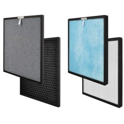 Oberon 488-Set 2 filtre combinate(Cataliza rece/Carbon activ, HEPA/Antibacterian) pentru purificator aer
