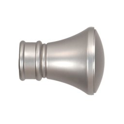 Set capat decorativ pentru galerie 19 mm prince crom mat 2 bucati