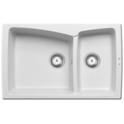 Chiuveta Compozit Pyramis DELIA - Bianco 785mm*495mm