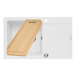 Set chiuveta granit SPARTA PLUS & Tocator - Snow