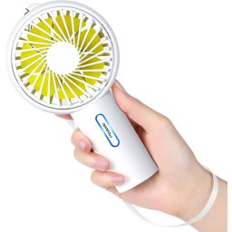 Mini ventilator portabil Mcdodo, 3,7 W, Acumulator, incarcare USB, autonomie 8 ore, unghi ventilare reglabil