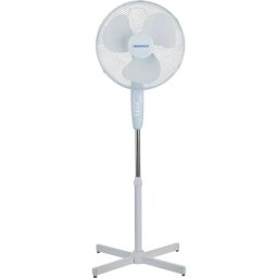 Ventilator cu picior Daewoo DVS1699V, 50 W, trei trepte de viteza, diametru elice 40 cm, Alb