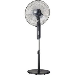 Ventilator cu picior Star-Light FTBB-60W, 40 cm diametru, 3 trepte viteza, Telecomanda, Timer, Negru