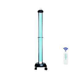 Lampa UV-C germicida cu telecomanda, timer, functie delay, cadru metalic, 150W - 200 mp