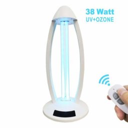 Lampa UV-C cu dubla sterilizare, telecomanda si timer, 38W - 60 mp