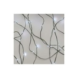 Ghirlandă LED pentru exterior, 75 LED-uri, 12,5 m, IP44, alb rece