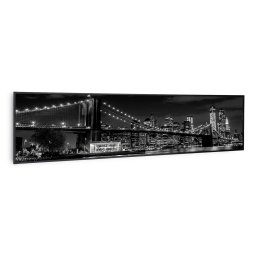 Klarstein Wonderwall Air Art Smart, încălzitor cu infraroșu, vârtej, 60 x 60 cm, 350 W (HTR10-WAASm350WBrdgB)