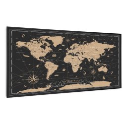 Klarstein Wonderwall Air Art Smart, încălzitor cu infraroșu, hartă noapte, 120 x 60 cm, 700 W (HTR10-WAASm700WNMpB)
