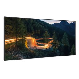 Klarstein Wonderwall Air Art Smart, încălzitor cu infraroșu, drum de munte, 120 x 60 cm, 700 W (HTR10-WAASm700WMtRdB)
