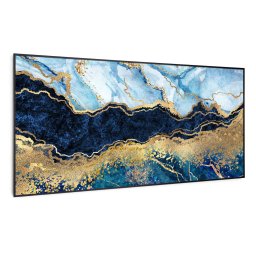 Klarstein Wonderwall Air Art Smart, încălzitor cu infraroșu, marmură albastră, 120 x 60 cm, 700 W (HTR10-WAASm700WBlMbB)