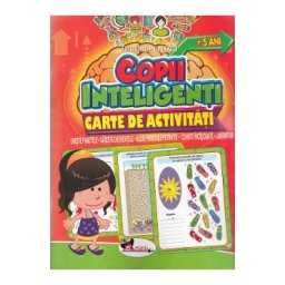 Jocuri pentru copii inteligenti. Carte de activitati +5 ani