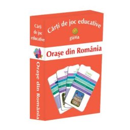 Orase din Romania. Carti de joc educative