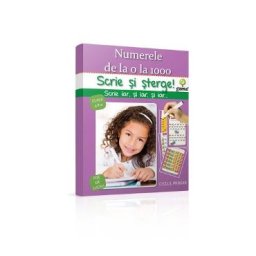 Scrie si sterge - Numerele de la 0 la 1000