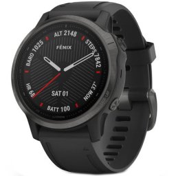 Ceas Smartwatch Garmin Fenix 6S Sapphire, 010-02159, 42 mm, HR, GPS, Black/Carbon Grey