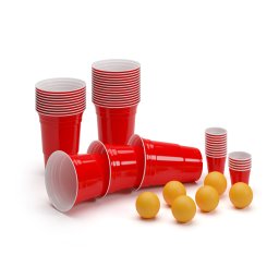 BeerCup Federer Ultimate Ber Pong pachet pentru petrecere, Red Cups, Shot Cups, inclusiv biluțe (259)