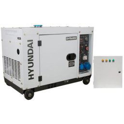 DHY 8600 SE + ATS12-3P Generator de curent monofazat, diesel,cu panou de automatizare trifazat , putere maxima 6,3 kVA ,rezervor 12 L