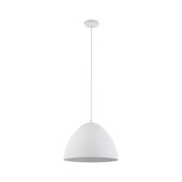 Lustră pe cablu FARO 1xE27/60W/230V albă