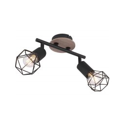 Spot de perete XARA 2xE14/40W/230V Globo 54802S-2H