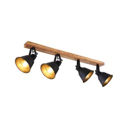 Spot GÜNTHER 4xE27/60W/230V Globo 15466S-4