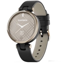 Ceas smartwatch Garmin Lily, 010-02384, 34 mm, HR, GPS, Crem Gold /Black