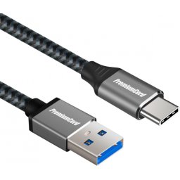Cablu USB 3.1 Gen1 type C la USB-A brodat 3A T-T 1m, ku31cs1