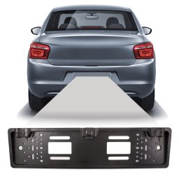 Camera + Senzor de parcare pe suport pentru numar de inmatriculare cu raza de actiune 0-2 m