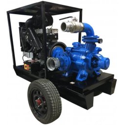 LDW 2204 Turbo 100 R3 Motopompa Lombardini cu motor Kohler, diesel,putere 63,9 Cp, presiune maxima 14 bari, debit maxim 160 m3/h