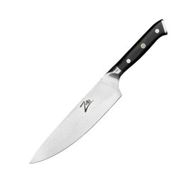 Zelite Infinity by Klarstein Seria japoneză Alpha-Royal, cuțitul bucătarului șef 8”, oțel damasc (AR-CHEF-AS10)