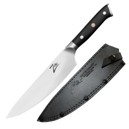Zelite Infinity by Klarstein Alpha-Royal German 5", set de 4 cuțite pentru steak, 56 HCR, oțel inoxidabil (AR-CHEF-GMST)