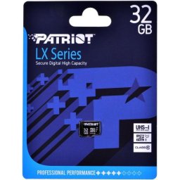 Card microSDHC Patriot LX Series 32GB UHS-I Clasa 10