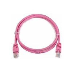 Gembird patchcord RJ45, cat.5e, UTP, 0.5m, pink