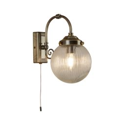Searchlight 3259AB - Aplică perete exterior BELVUE 1xE14/40W/230V IP44
