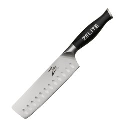 Zelite Infinity by Klarstein Seria Comfort Pro, cuțit nakiri de 7”, 56 HRC, oțel inoxidabil (GE-NAKR-56RW)