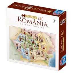 Puzzle Romania 240 piese D-Toys