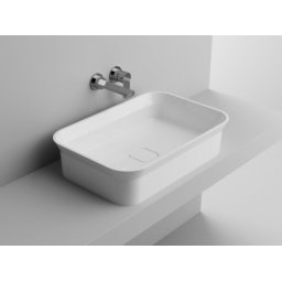 Lavoar dreptunghiular Cast Marble Dresda 60cm alb