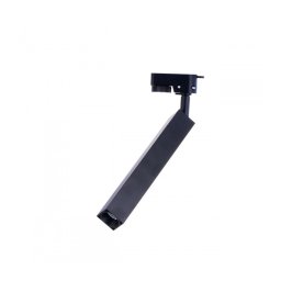 Proiector LED 9W, 1026lm, Directionabil pe Sina Monofazata, Slim, Corp Negru, Dreptunghiular