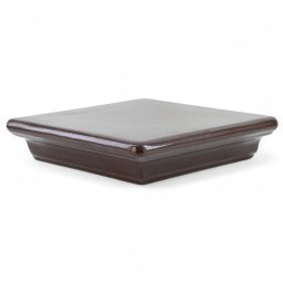 Colt cornisa cu placa T soba teracota Castaniu,