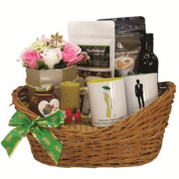 Cos cadou de Craciun pentru Nasi, Bucurie in familie, produse naturale, 10 piese - ALIF11012