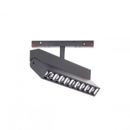 Spot Linear LED Magnetic 10x2W SMD Negru, Aluminiu, IP20, Lumina Calda 3000K