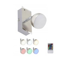 Briloner 2040-012 - Spot LED RGB dimabil, LED/3,3W/230V + telecomandă