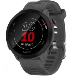 Ceas Smartwatch Garmin Forerunner 55, 010-02562, 42 mm, HR, GPS, Monterra Grey