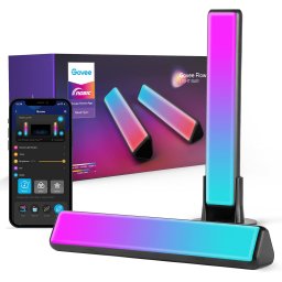 Set 2 buc lampa LED Govee Flow Plus Light Bars, WiFi si Bluetooth, TV Ambient, Alexa si Google Assistant