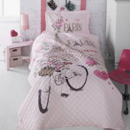 Cuvertura pat Clasy-matlasata PARIS LOVE